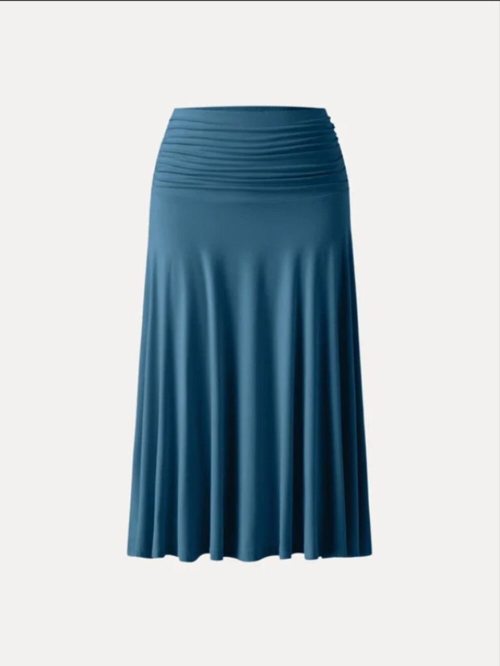 OGL Teal Blue A-line Knit Skirt